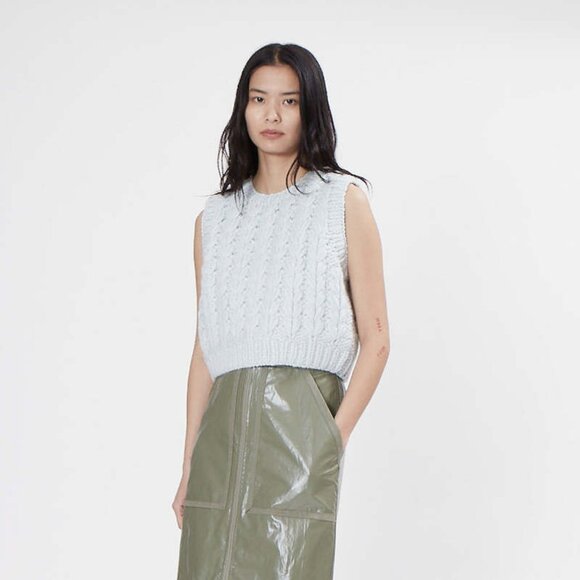 Rachel Comey Baby Blue Romulo Vest - Picture 1 of 7